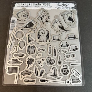 Tim Holtz Stampers Anonymous Mini Crazy Birds & Things CMS250 Stamps Dies 660949 - Bild 1 von 13