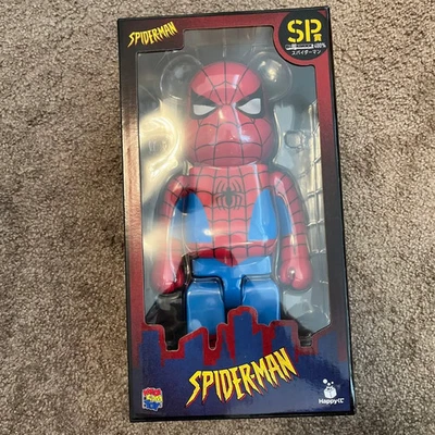 BE@RBRICK 蜘蛛侠 400% 漫威快乐彩票 最后奖 限量 罕见 全新 — 第 1/4 张图片