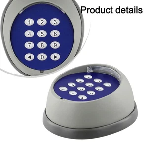 Waterproof Battery Powered Keypad Zinc Alloy Material Long Lasting Durability - Picture 1 of 12