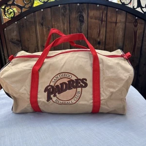 San Diego Padres Duffle Gym Bag Baseball MLB Giveaway Vintage 80s - Bild 1 von 7