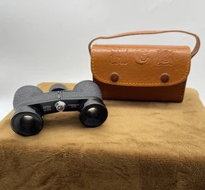 Vintage Binoculars Optex 402 Achromatic 2.5X Center Focus Theater Glasses w/Case - Picture 1 of 13