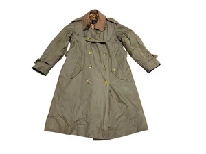 Trench coat doppiopetto Burberrys vintage con fodera in lana rimovibile reg 34 - Foto 1 di 11