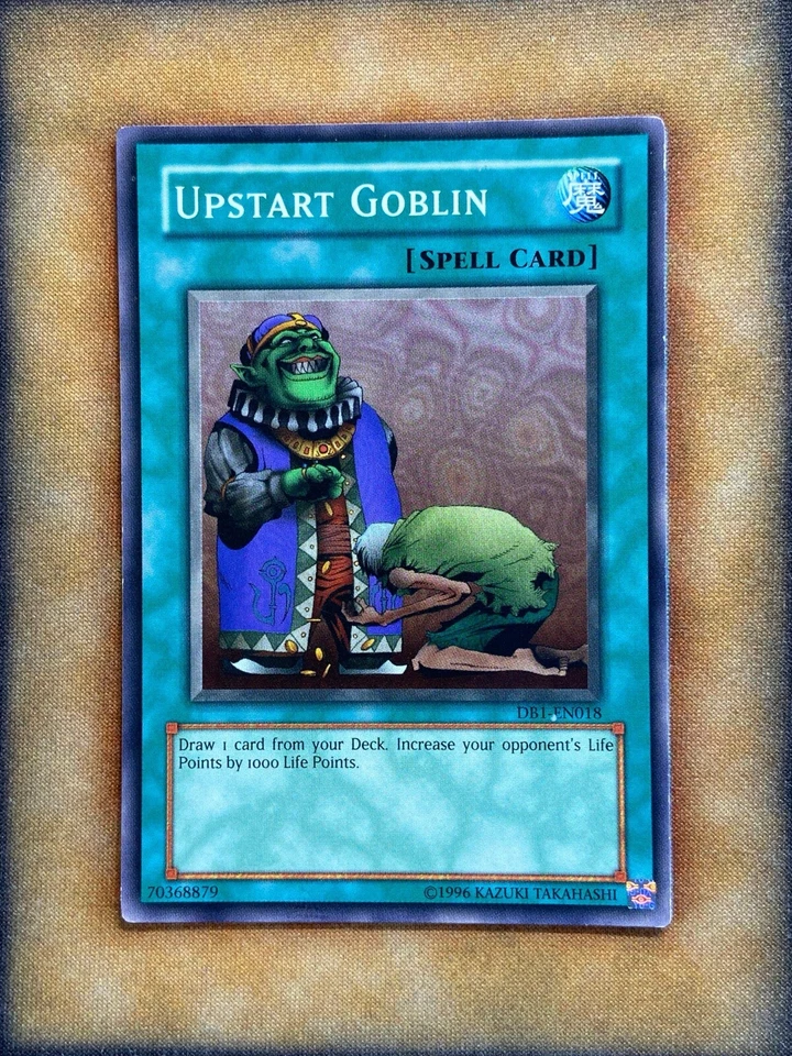 Yugioh Upstart Goblin DB1-EN018 Common LP - Image 1 of 1