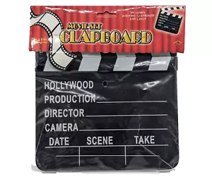 New Movie Set Director' Clapboard - Clapper Board - 7" x 8" - Production Slate - Picture 1 of 5