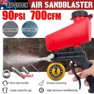 Sandblasting Gun Sand Blaster Machine Gravity Small Handheld Pneumatic Gun Set - Picture 1 of 12