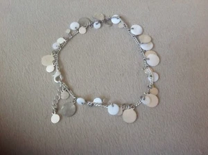 BRAND NEW AVON MOTHER OF PEARL DANGLE ANKLET (BOXED) - Picture 1 of 7