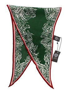 Nueva bufanda de pañuelo Vince Camuto 100 % seda tigre nueva con etiquetas #VC2335 - Imagen 1 de 2