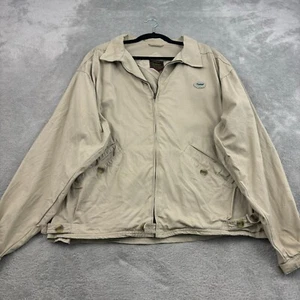 Vintage Duxbak Wäschejacke Herren L hellbraun Baumwolle Canvas Jagd Safari Scheune Hausarbeit - Bild 1 von 21