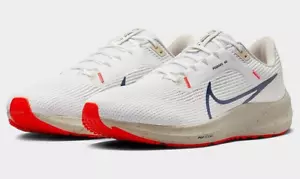 Nike Air Zoom Pegasus 40 'White Obsidian' Men's Running Sneakers DV3853-100 NEW - Picture 1 of 8