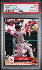 2005 Donruss Albert Pujols Press Proof Red NM-MT 8 