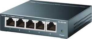 TP-Link TL-SG105 Gigabit Switch 5-Port RJ45 Metallgehäuse lüfterlos - Bild 1 von 11