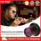 10X Metal Monocular Glass Magnifier Watch Jewelry Repair Tools Loupe Lens
