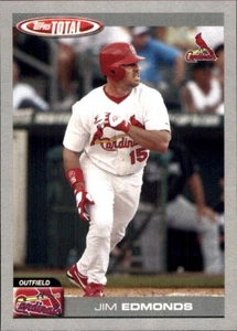2004 Topps Total SILVER #340 Jim Edmonds ST. LOUIS CARDINALS - Picture 1 of 2
