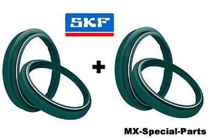 SKF Gabel Dichtringe für SUZUKI RM 85 SHOWA 37 2x Staubpappen + Simmerringe - Bild 1 von 1