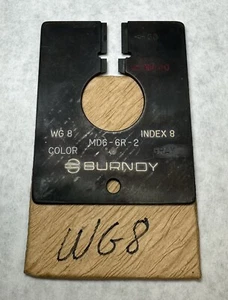 NEW BURNDY WG8 GO/NO GO Gauge, Index 8, Color Gray, MD6-6R-2 - Picture 1 of 6
