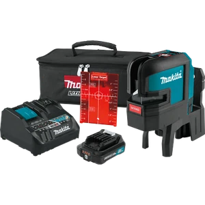 Makita SK106DNAX 12V Max Self‑Leveling Cross‑Line/4‑Point Red Beam Laser Kit - Imagen 1 de 12