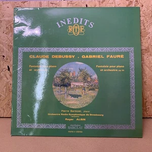 Vintage 12" Vinyl DEBUSSY/FAURE Fantasies Piano Inedits O.R.T.F. 995027 French  - Imagen 1 de 10
