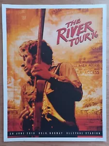 Bruce Springsteen 2016 Limited Numbered Tour Poster Oslo Norway June 29 - Picture 1 of 2