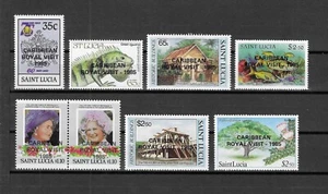 ST LUCIA 1985 SG 846/853 MNH - Picture 1 of 2