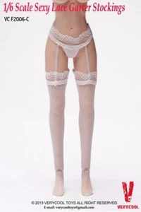 VERYCOOL 1/6 Female Lace Suspender Pantyhose Stockings fit 12" Figure VCF2006 - Picture 1 of 3