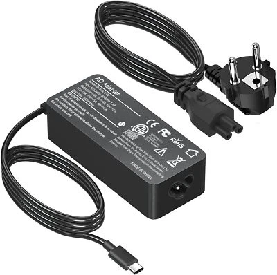 100W USB C Netzteil Type C Ladegerät Für MacBook Air/Pro Dell HP Lenovo ASUS Ace - Bild 1 von 4