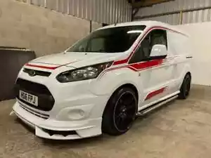 Fits Ford Transit Connect Racing Stripes Graphics Kit Decals Stickers Any Logo - Picture 1 of 5