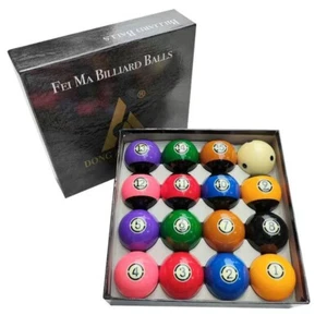 Juego de bolas de billar de resina fenólica Dongzhu Blacc 2-1/4" (57,2 mm) - Imagen 1 de 5