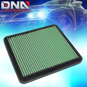 FOR 2002-2011 CHEVY EVANDA/HOLDEN EPICA 1.8L-2.5L L4 GREEN WASHABLE AIR FILTER - Picture 1 of 6