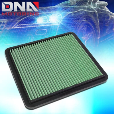 FOR 2002-2011 CHEVY EVANDA/HOLDEN EPICA 1.8L-2.5L L4 GREEN WASHABLE AIR FILTER - Image 1 of 4