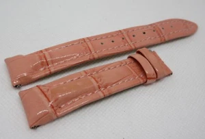 New Jacob & Co. 18mm Pink Alligator Strap Glossy OEM - Picture 1 of 4