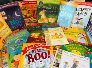 JobLot Bundle of 10 Children Story Books with Cd or Dvd Wholesale FREE SHIPPING - Picture 1 of 7