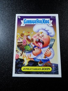 Junkatarian John Junkfood John Ray Decay Spoof Garbage Pail Kids