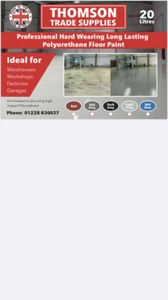 SICHERHEIT GELBER BODENLACK - GARAGE - WERK - LAGER 20 LITER STRAPAZIERFÄHIG - Bild 1 von 1