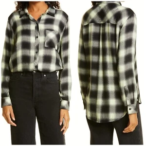 Rails Hunter Plaid Flannel Shirt Women's Size Medium M New In Original Package - Picture 1 of 13