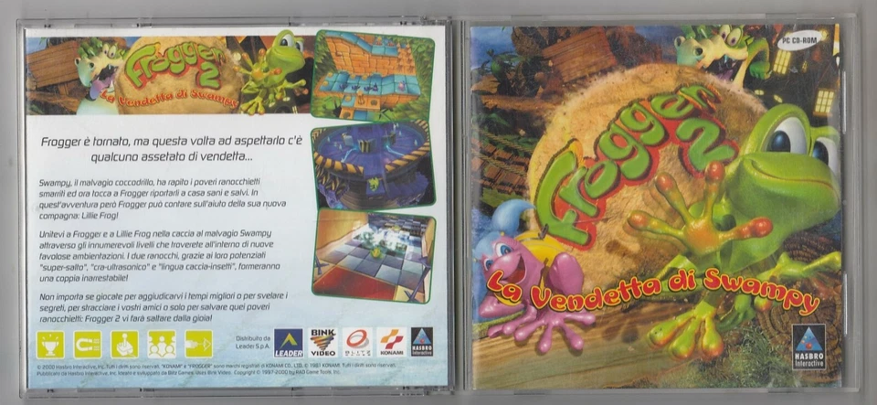 Gioco Pc Cd Rom FROGGER 2 La vendetta di Swampy - Hasbro 2000 ITA  - Immagine 1 di 1