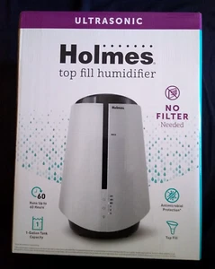 Holmes 1 gal Top Fill Ultrasonic Cool-Mist Humidifier / Antimicrobial Protection - Picture 1 of 3