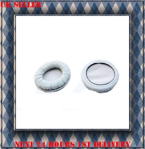 Leder Ohrschaum Kissen Polster für Sennheiser PX200 PX200 II weiß *NEU - Bild 1 von 1