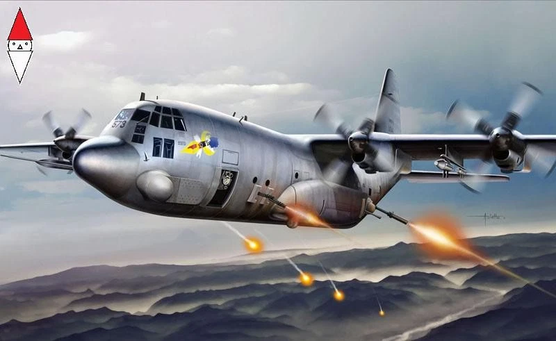 Italeri - AC 130h Spectre 1/72 Ac130h