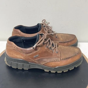 Ecco Track II Low Wanderschuhe Herren 10 braun Leder wasserdicht Gore-Tex EU 44 - Bild 1 von 12