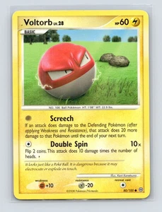 Pokémon TCG Voltorb (80) 80/100 Fronte della Tempesta HP Normale - Foto 1 di 2