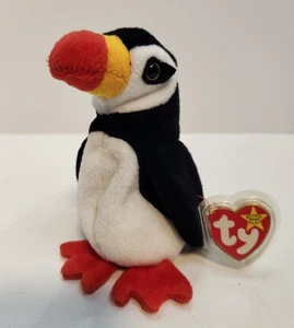 Ty Beanie Baby Puffer the Puffin DOB November 3, 1997 MWMT - Picture 1 of 8