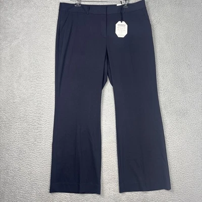 Pantalones Liz Claiborne Sophie Secretly Slender para mujer talla 18 azul marino elásticos nuevos con etiquetas Foto 1 de 4