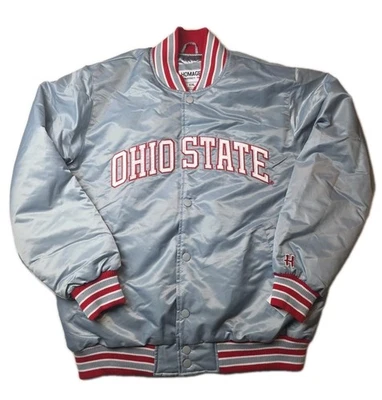 Jaqueta casaco Ohio State Buckeyes masculina 2xl nova em folha homenagem/iniciante retrô  - Imagem 1 de 4