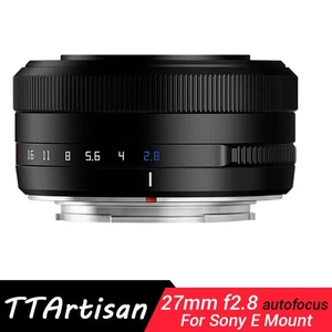 TTArtisan 27 mm F2,8 Autofokus AF-Objektiv mit Metallgehäuse für Sony E Mount - Bild 1 von 10