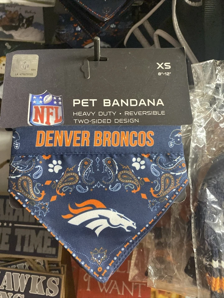 Denver Bronco宠物头巾  — 第 1/1 张图片