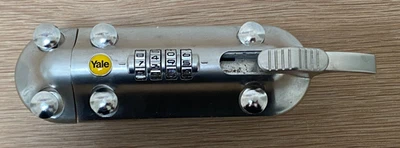 Yale Y600 Combination Locking Bolt Satin Nickel 150mm, Outdoor Use - Image 1 of 4