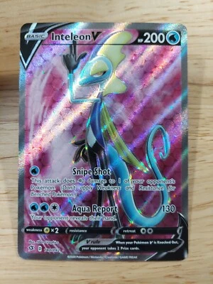 Inteleon V 180/192 Rebel Clash NM Full Art Ultra Rare Pokemon Card - Image 1 of 2