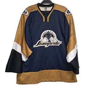 USHL Sioux Falls STAMPEDE Hockey Jersey Size Large Adult Autographed  Collector - Picture 1 of 16