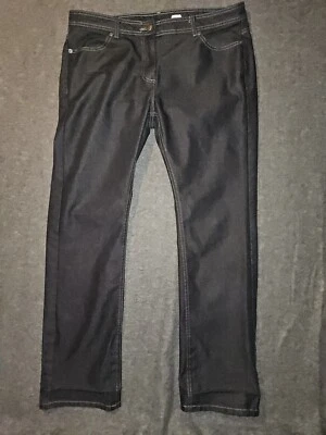 McDonald's Employee Jeans Women's 12 Regular 31 Inseam Black Mid Rise Stretch - Image 1 of 4