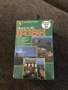 Here's To The Irish Celtic Folk Music Cassette 3 In All New - Picture 1 of 12